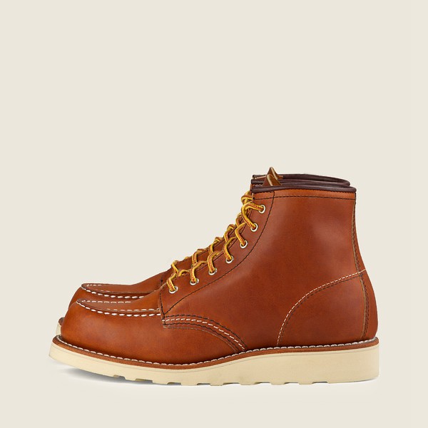 Red Wing Heritage Bot Bayan - 6-Inch Classic Moc - Short Legacy Deri - Kahverengi - 15WSKNGMD